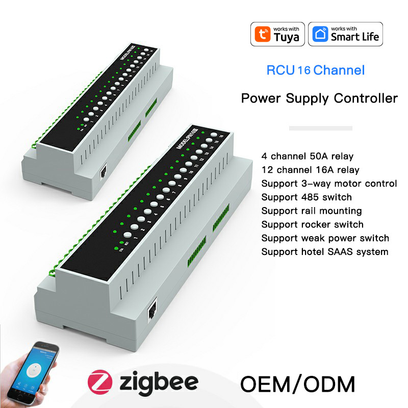 Tuya Smart Switch - RSH Tuya ZigBee 16 ช่อง 16A