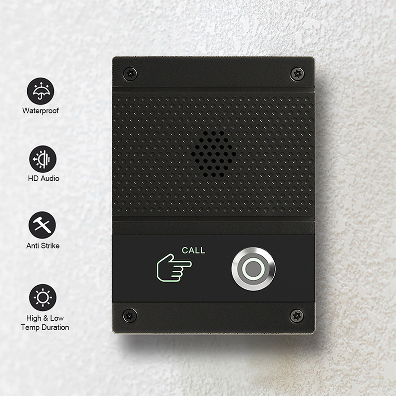 Smart Home Diy - SIP อินเตอร์คอมควบคุมเสียงกริ่งประตูกล้องชุดอินเตอร์คอมสมาร์ทโฮมสำหรับกลางแจ้งควบคุม RFID กันน้ำ