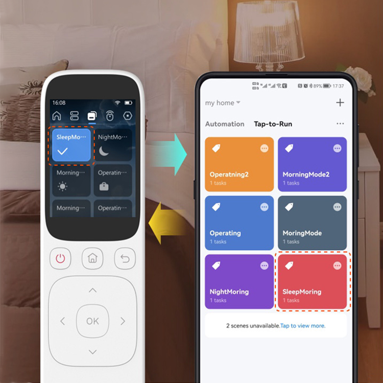 Smart Home Gateway - อุปกรณ์ควบคุมบ้านอัจฉริยะแบบพกพาหน้าจอสัมผัส รุ่นใหม่ล่าสุด ทำงานร่วมกับแอปพลิเคชันมือถือ