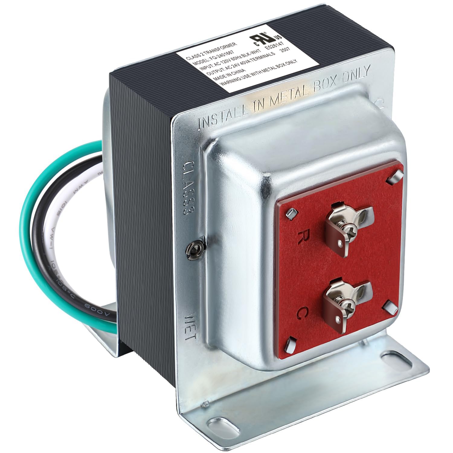 Upgrade Smart Home - อัพเกรดบ้านอัจฉริยะ หม้อแปลงไฟ 24V 40VA อะแดปเตอร์จ่ายไฟสำหรับกริ่งประตู ระบบอัตโนมัติภายในบ้าน