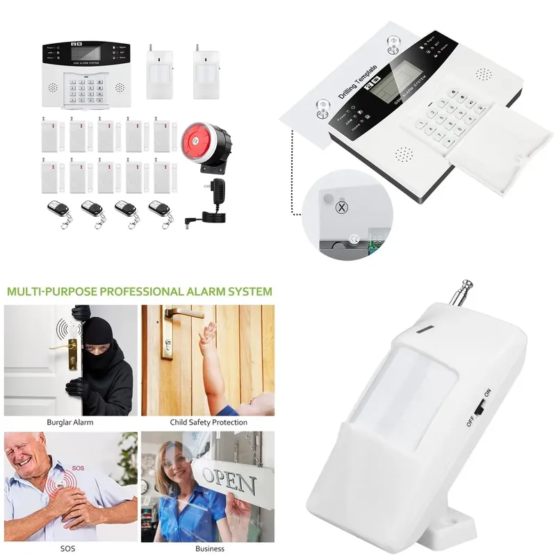 Smart Home Remote - ชุดสัญญาณกันขโมยบ้าน ระบบโทรอัตโนมัติ ไซเรน 120dB รีโมทคอนโทรล ระบบเตือนภัยบ้านอัจฉริยะ
