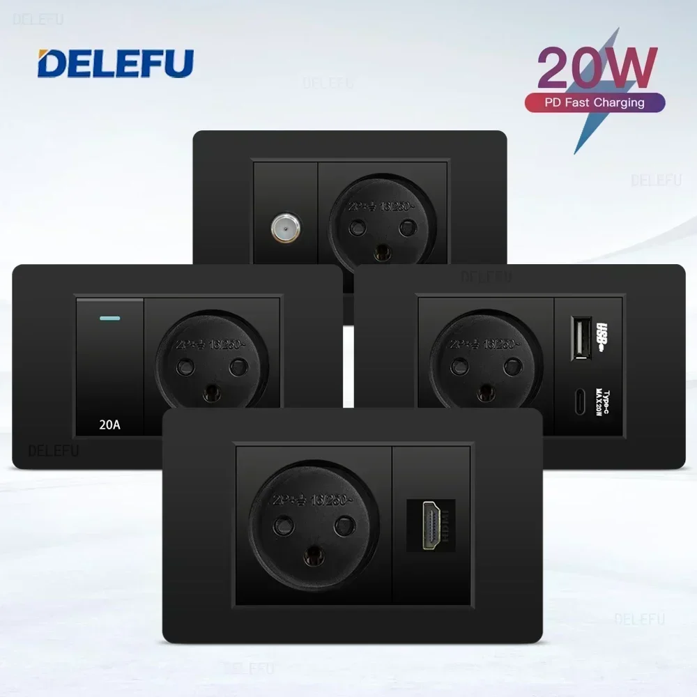 Smart Home For Pc - DELEFU สีดําสารหน่วง PC อิสราเอล USB Type