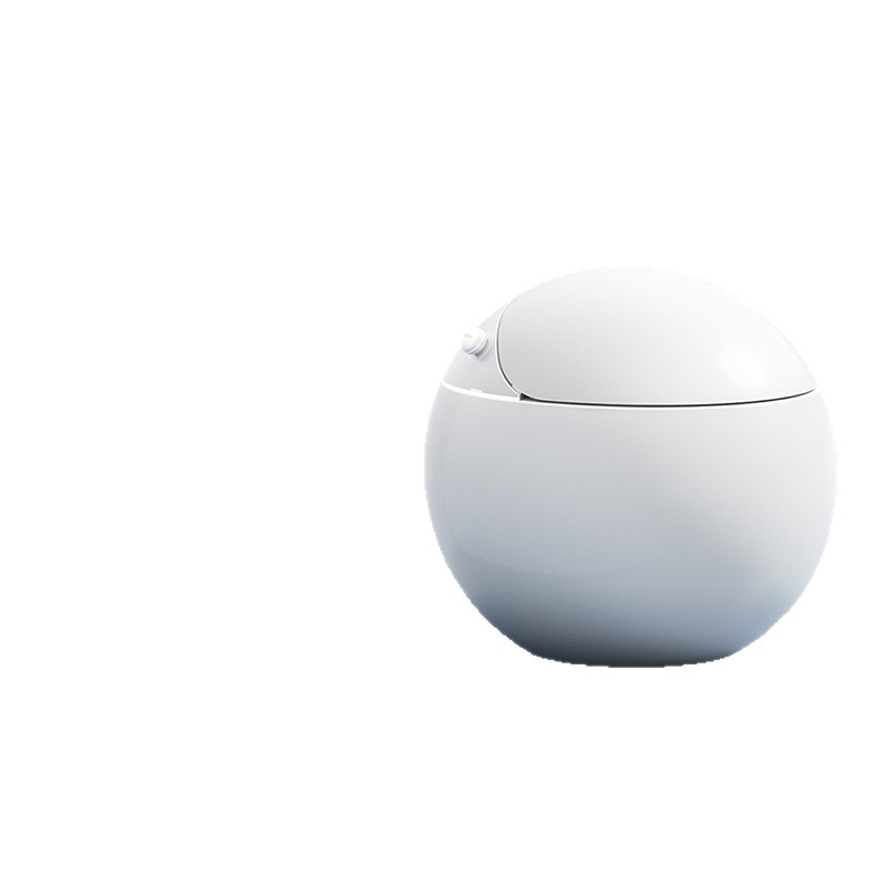 Upgrade Smart Home - โถสุขภัณฑ์อัจฉริยะรุ่นมินิ อัพเกรดโถสุขภัณฑ์รูปไข่ขนาดเล็กสำหรับอพาร์ทเมนต์ ระบบอัตโนมัติ ไม่ต้องใช้น้ำแรงดันสูง