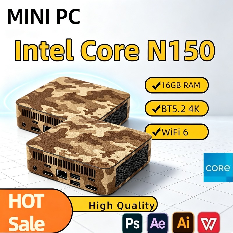 Smart Home For Pc - มินิพีซีขนาดกะทัดรัด Intel N150 มินิพีซี คอมพิวเตอร์ แรม