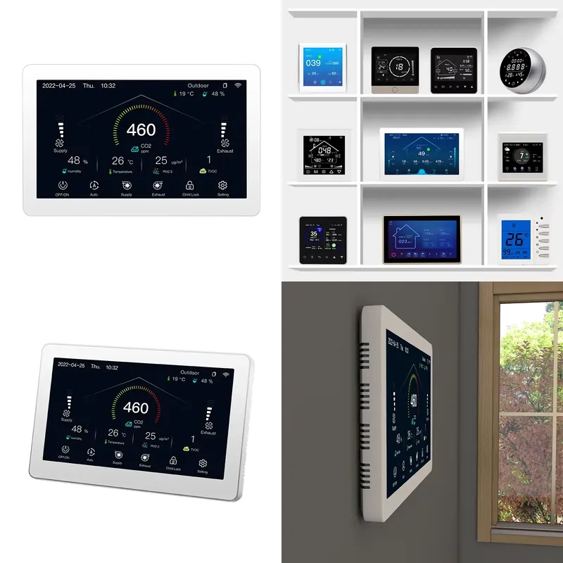 Smart Home Ac - ตัวควบคุมระบบ HVAC แบบ HRV ERV MVHR