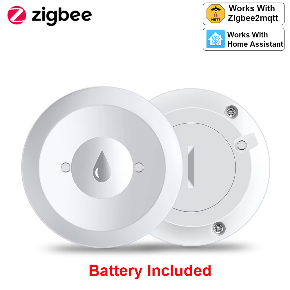 Smart Home Ikea - Zigbee Water Sensor เครื่องตรวจจับน้ําท่วม App การตรวจสอบระยะไกลสําหรับห้องครัว/ห้องน้ําสนับสนุน