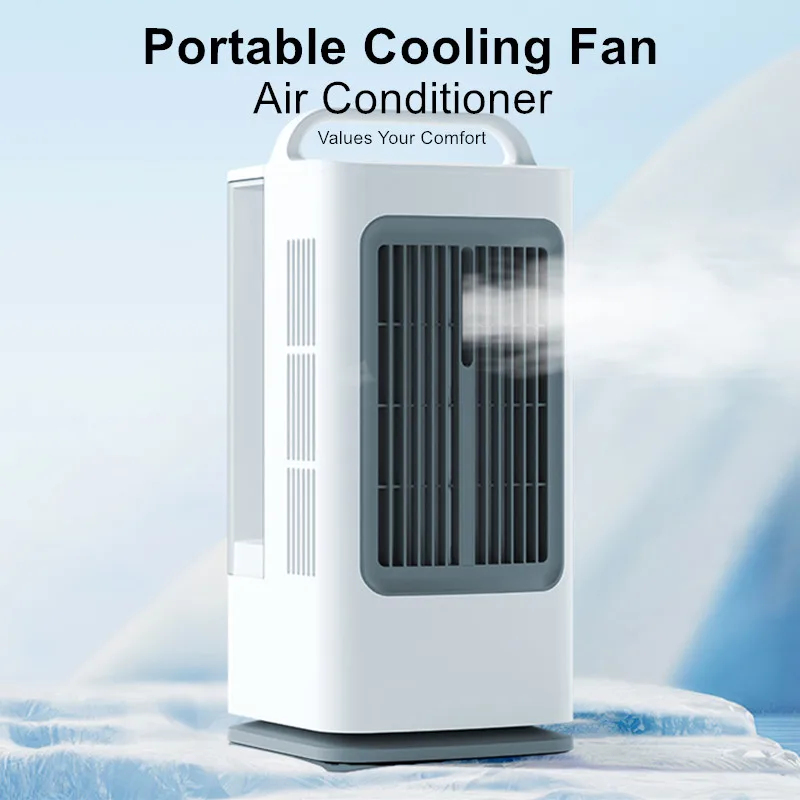 Smart Home Ac - พัดลมปรับอากาศแบบพกพา ปี 2026 ควบคุมด้วยระบบสัมผัสอัจฉริยะ ตั้งเวลาได้ แอร์คูลเลอร์อเนกประสงค์