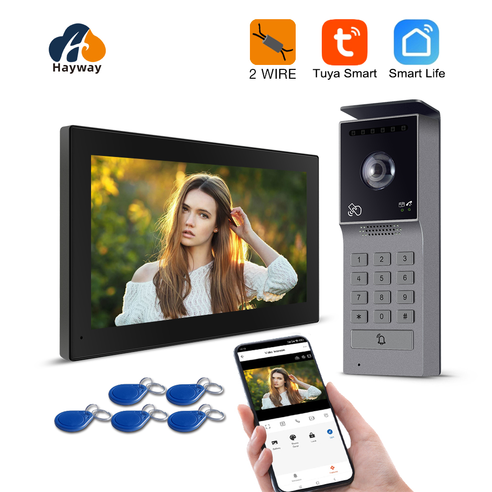 Smart Home Hikvision - วิดีโออินเตอร์คอมอัจฉริยะ Tuya Wifi สำหรับบ้าน ระบบวิดีโอคอล 1080P