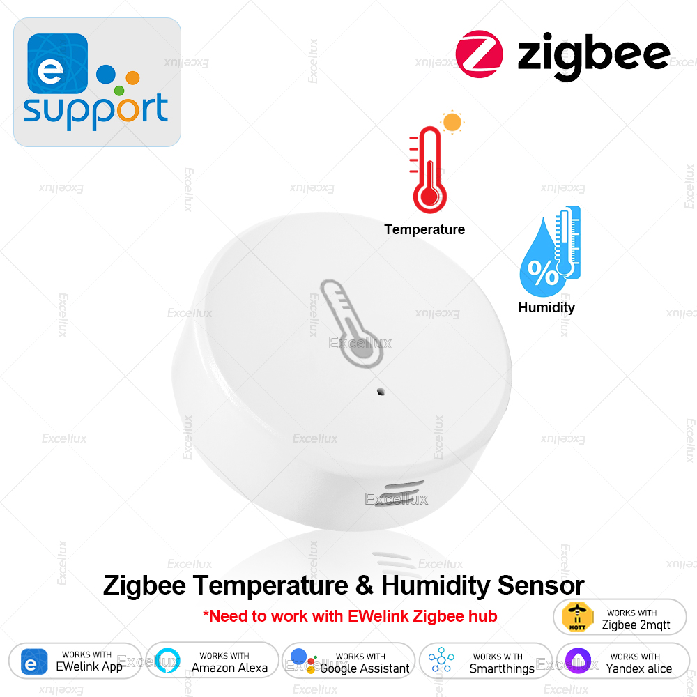 Smart Home Bridge - EWelink สมาร์ท Zigbee อุณหภูมิความชื้นเซนเซอร์ App ควบคุมเครื่องวัดอุณหภูมิในร่ม