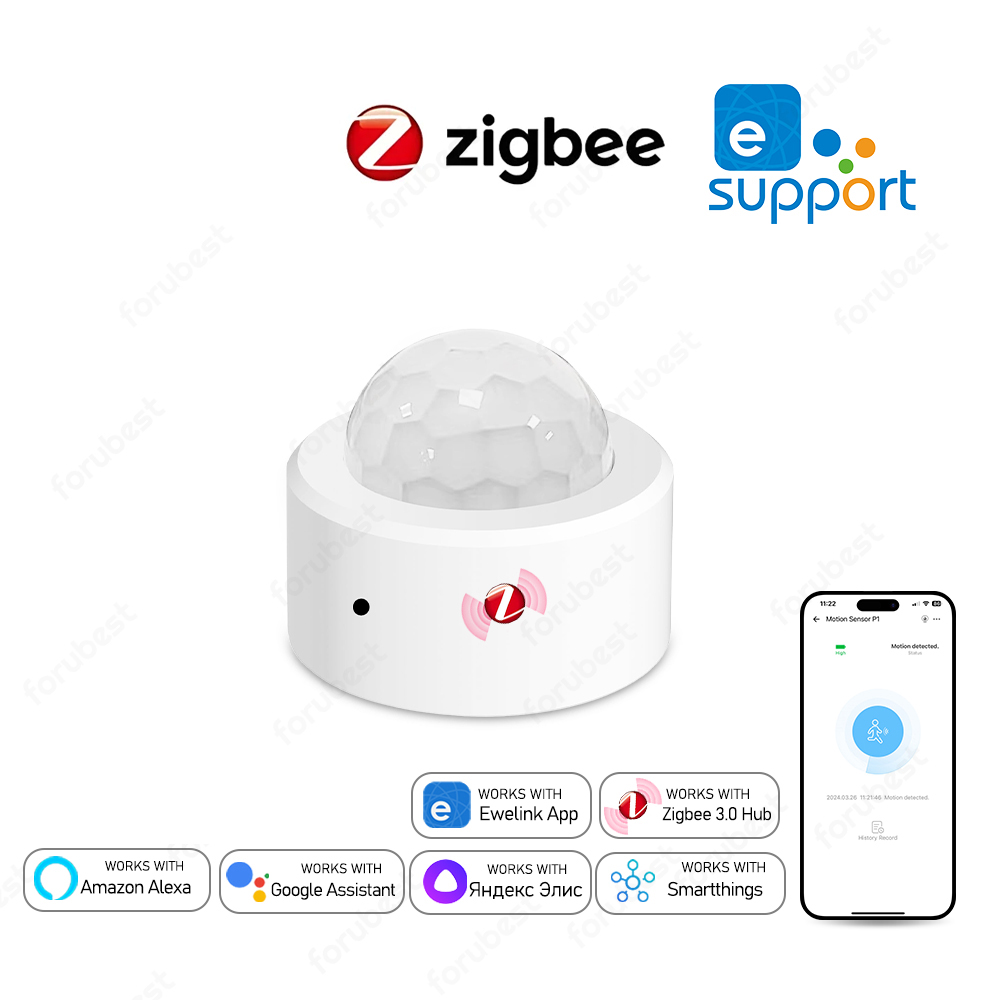 Smart Home Bridge - Zigbee 3.0 Human Motion Sensor เครื่องตรวจจับอินฟราเรด