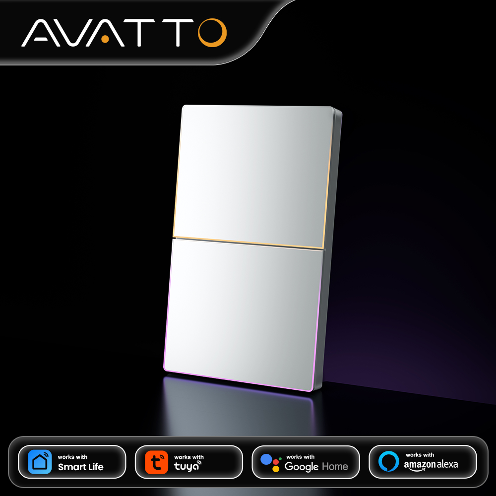 Smart Home Tuya - สวิตช์ไฟอัจฉริยะ WiFi แบบ 1/2/3/4 ช่อง AVATTO,
