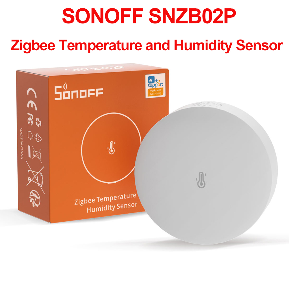 Smart Home Bridge - SONOFF SNZB 02P อุปกรณ์สมาร์ทโฮม EWeLink เซ็นเซอร์วัดอุณหภูมิและความชื้น