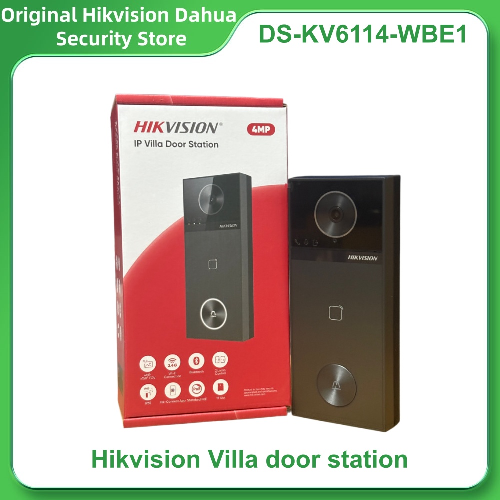 Smart Home Hikvision - กล้องวงจรปิด Hikvision รุ่น DS-KV6114-WBE1 และ DS-KV6114-MWBE1