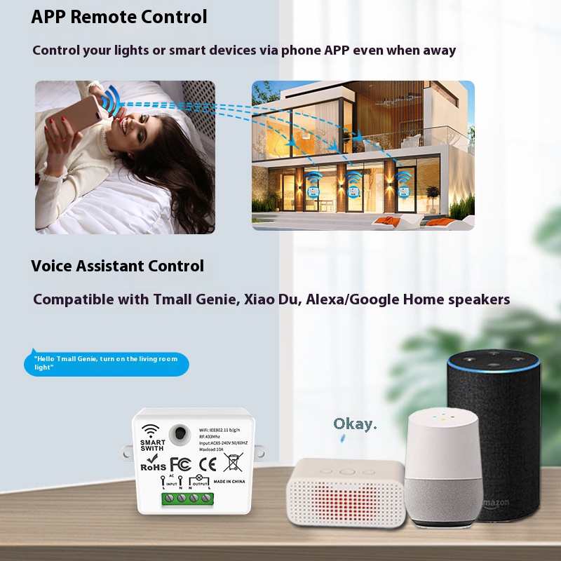 อุปกรณ์ตัดการเชื่อมต่ออัจฉริยะ - Tuya Smart Switch บทวิจารณ์และราคา