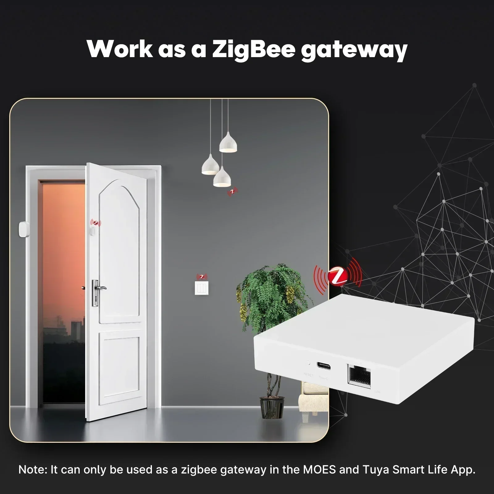 MOES Tuya Zigbee Matter Thread - Smart Home Bridge บทวิจารณ์และราคา
