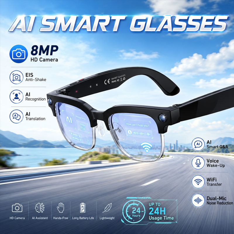 W630 HeyCyan แว่นตาอัจฉริยะพร้ - Smart Home Ai บทวิจารณ์และราคา