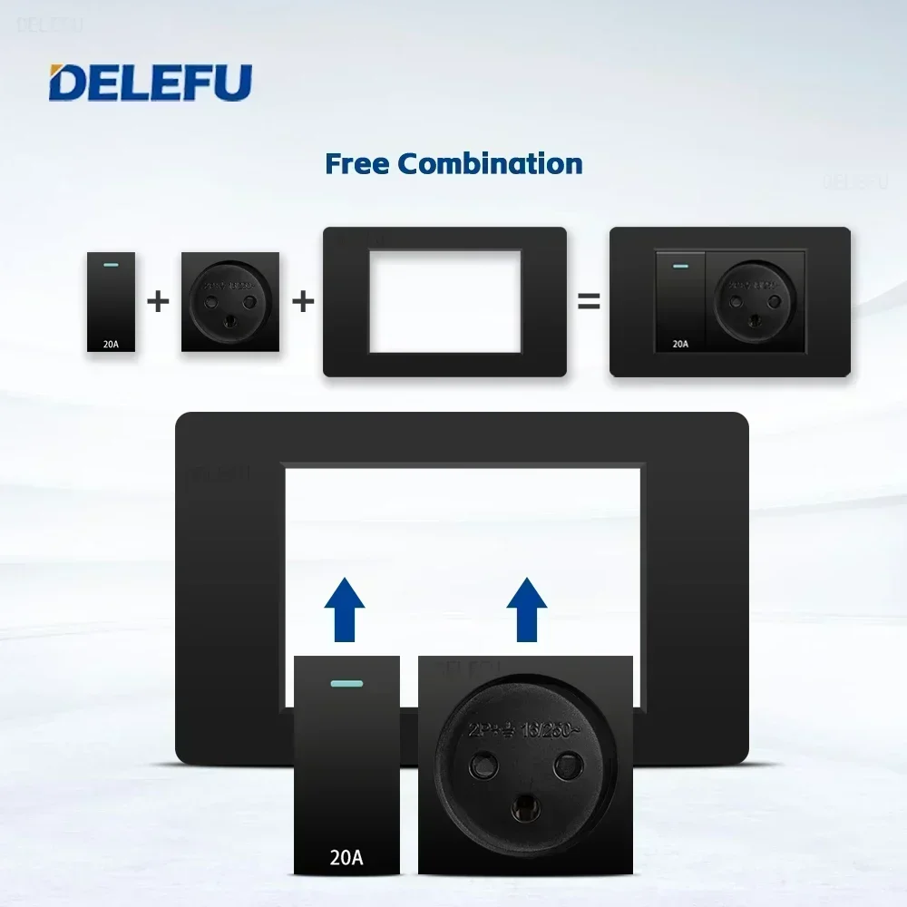 DELEFU สีดําสารหน่วง PC อิสราเ - Smart Home For Pc บทวิจารณ์และราคา