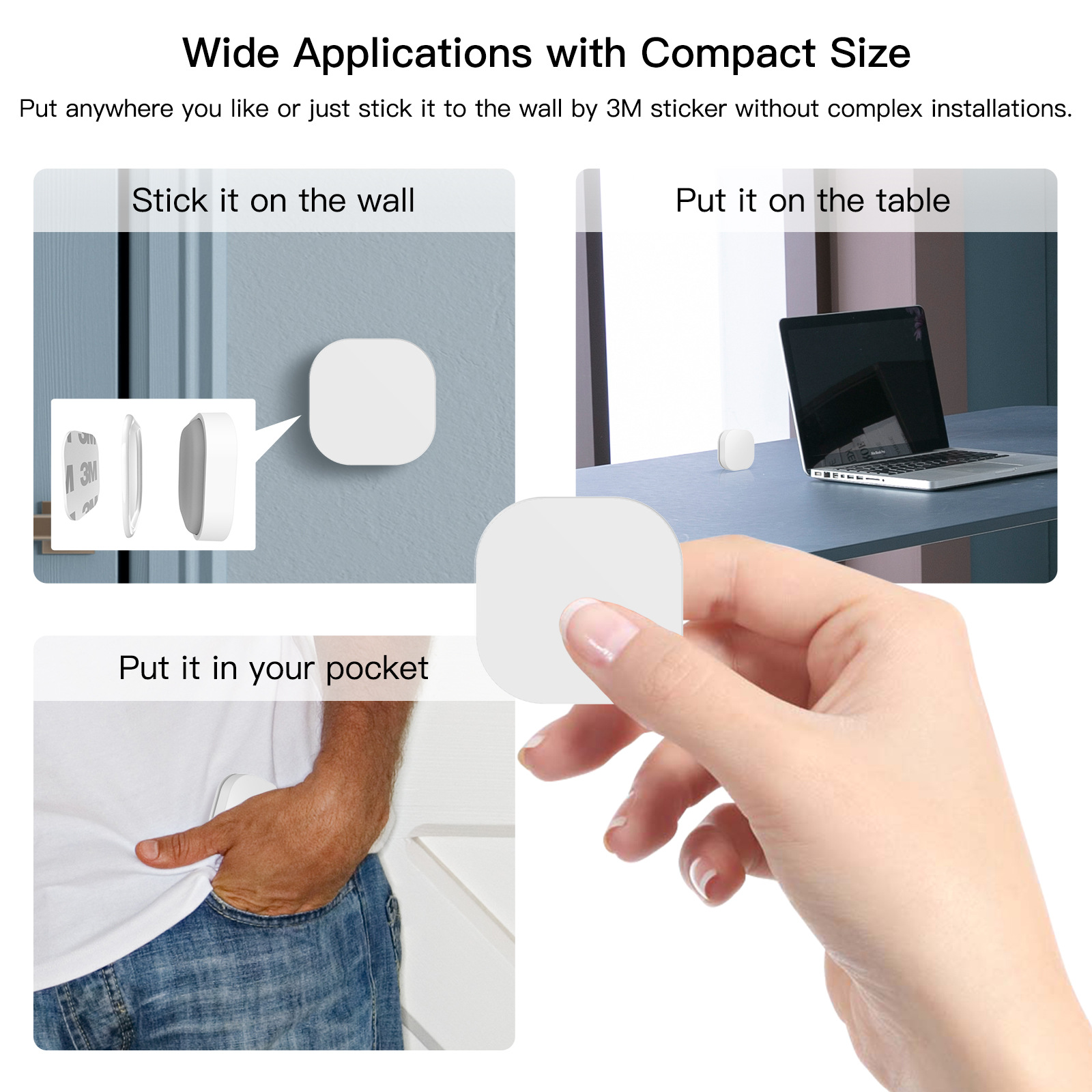 สวิตช์ไร้สายขนาดเล็ก ZigBee ปุ - Smart Home Bridge บทวิจารณ์และราคา