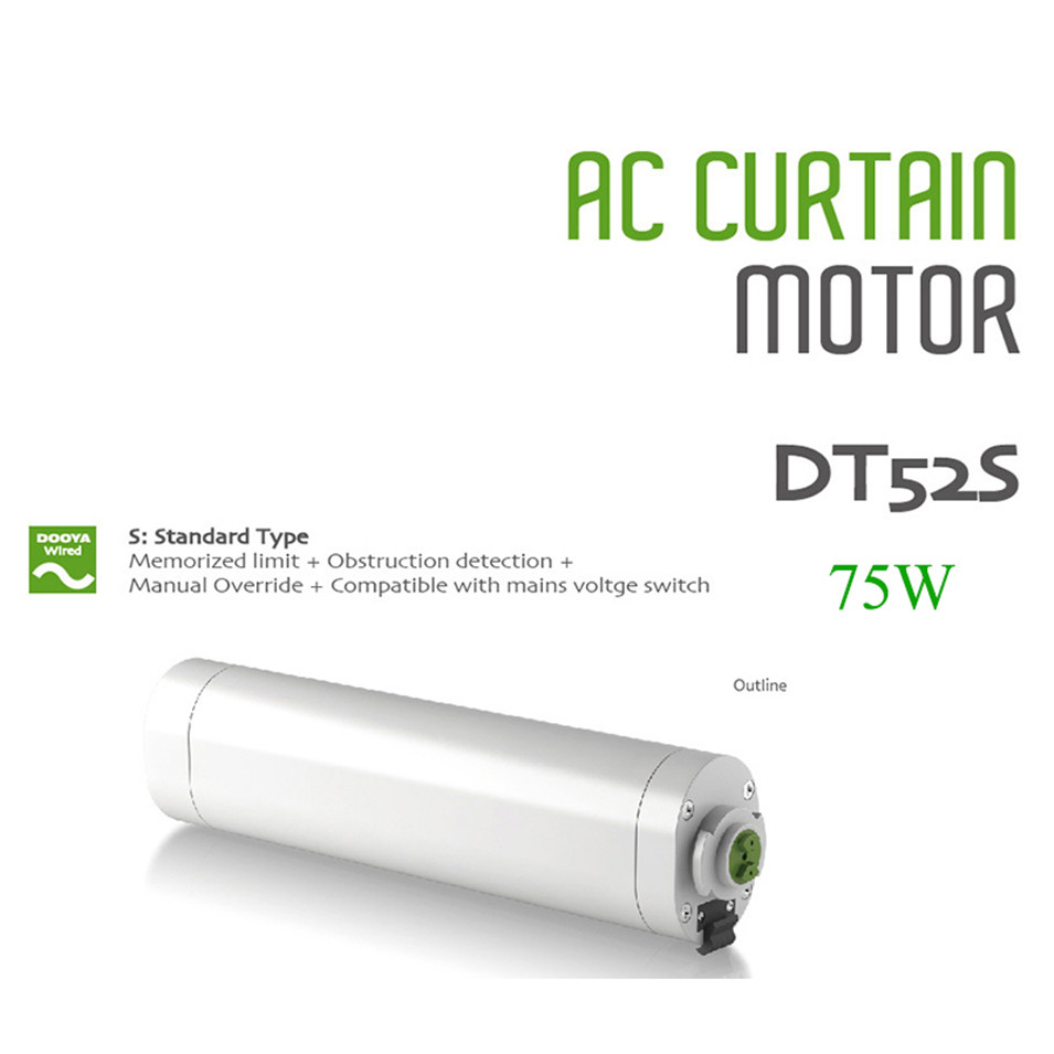 Dooya DT52S ไฟฟ้าผ้าม่านมอเตอร - Smart Home Fibaro บทวิจารณ์และราคา