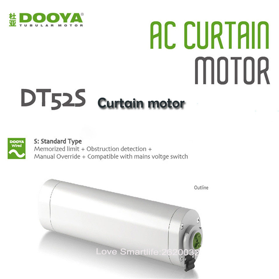 Dooya DT52S ไฟฟ้าผ้าม่านมอเตอร - Smart Home Fibaro บทวิจารณ์และราคา