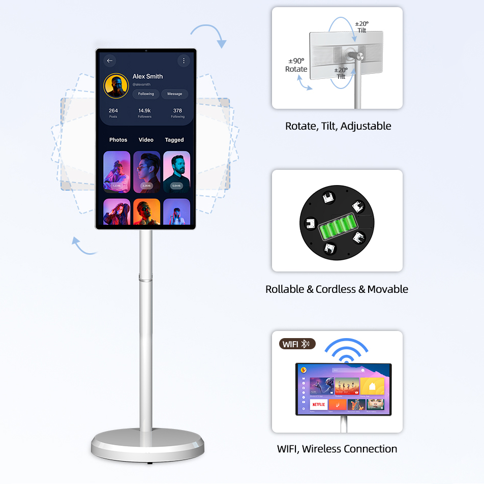 โทรทัศน์สมาร์ททีวีแบบพกพาขายส่ - Smart Home Ac บทวิจารณ์และราคา