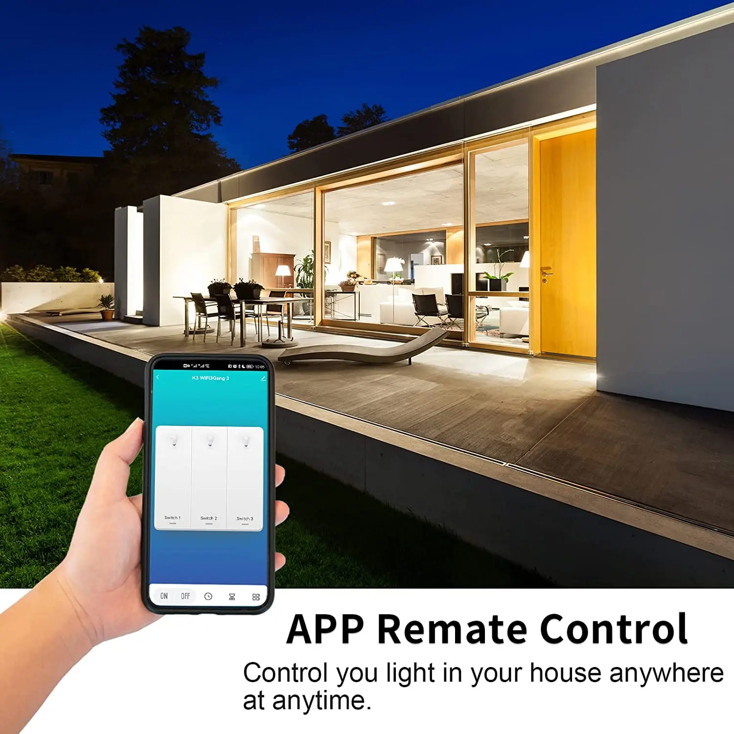 Tuya Wifi EU สมาร์ทสวิทช์ 1/2/ - Smart Home Ai บทวิจารณ์และราคา