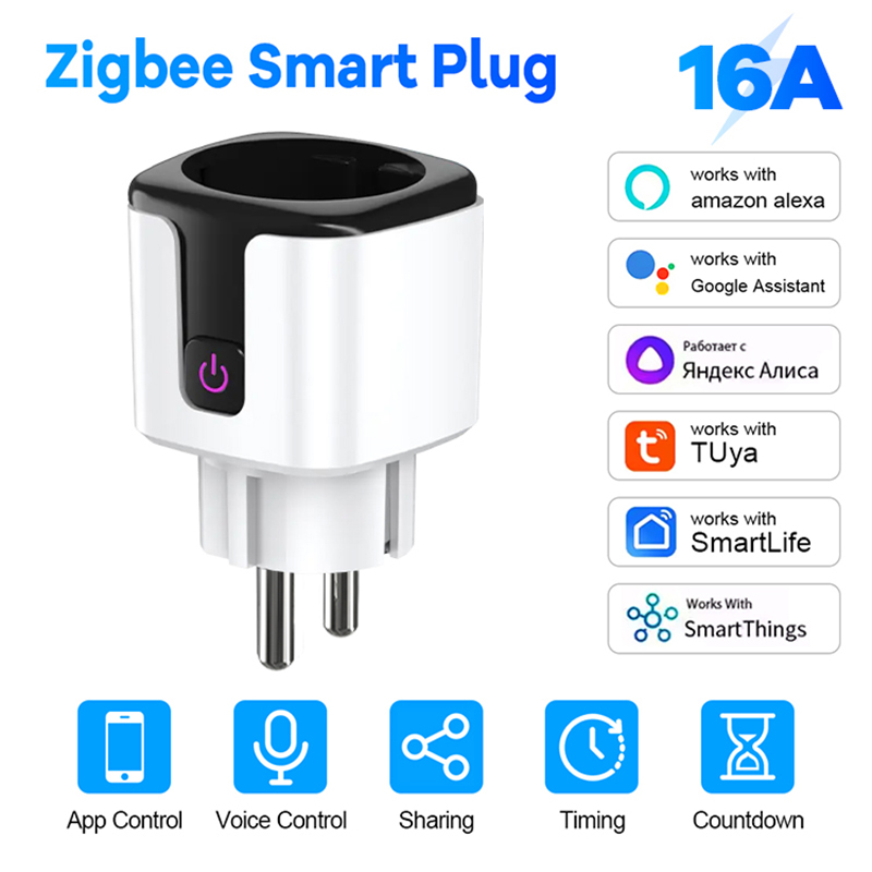 Zigbee Smart Plug 16A 20A EU P - Smart Home Hub Ikea บทวิจารณ์และราคา