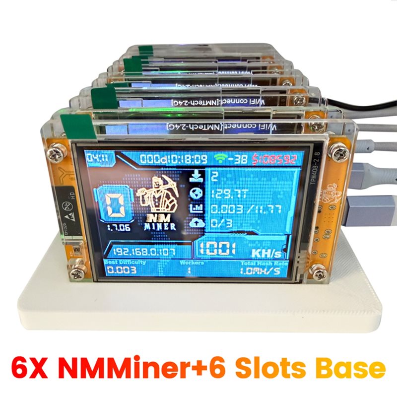 Hot-Nmminer Nerdminer+ 6 Slots - Upgrade Smart Home บทวิจารณ์และราคา