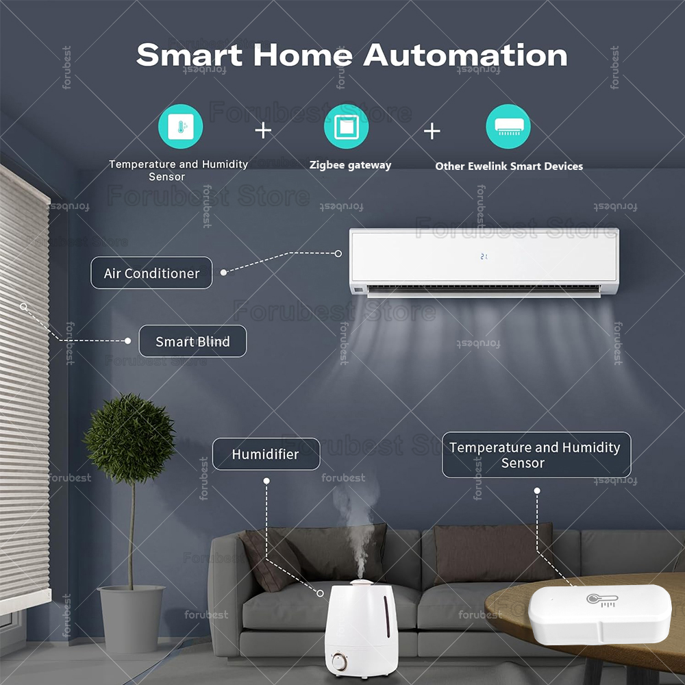 ZigBee อุณหภูมิและความชื้นเซนเ - Smart Home Bridge บทวิจารณ์และราคา