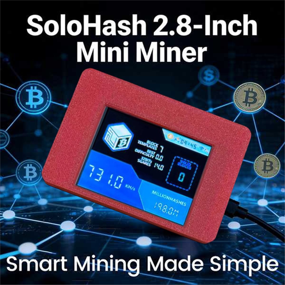 -[T134C Digital]NerdMinerV2NMM - Upgrade Smart Home บทวิจารณ์และราคา