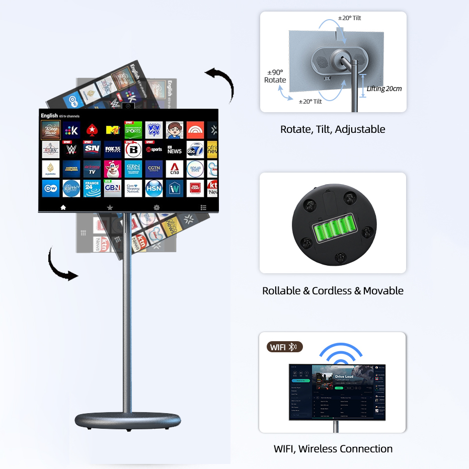 จอทีวีพกพาอัจฉริยะ จอ LCD แสดง - Smart Home Ac บทวิจารณ์และราคา