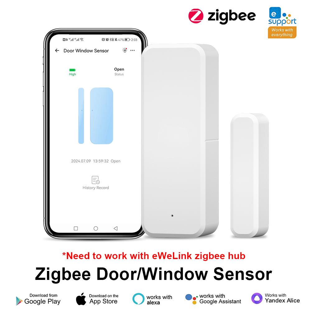 ZigBee เซ็นเซอร์ประตูหน้าต่าง  - Smart Home Bridge บทวิจารณ์และราคา