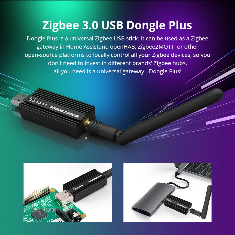 SONOFF Zigbee 3.0 USB Dongle P - Smart Home Bridge บทวิจารณ์และราคา