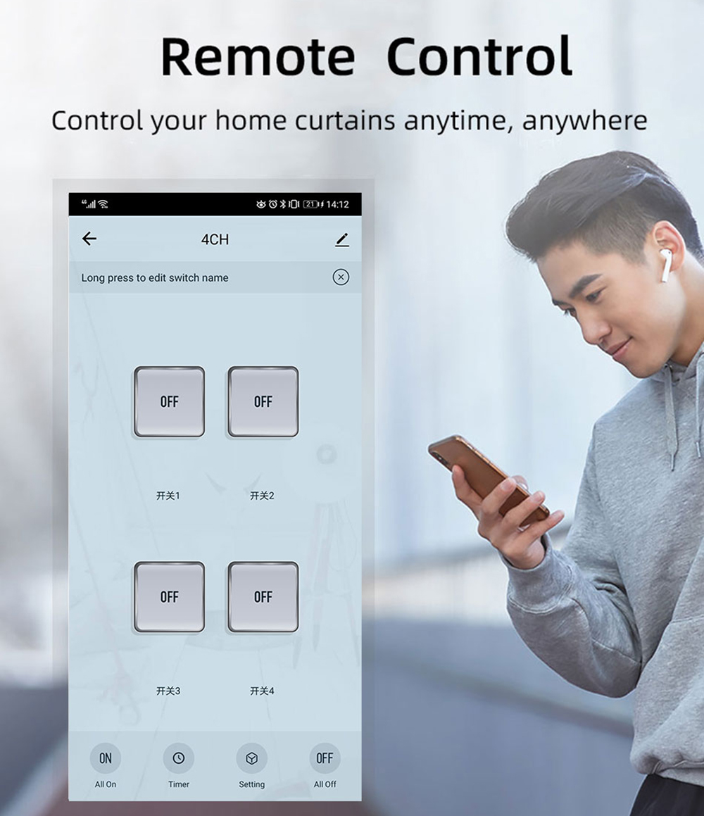 โมดูลสวิตช์รีเลย์ Tuya 4CH Zig - Smart Home Ac บทวิจารณ์และราคา
