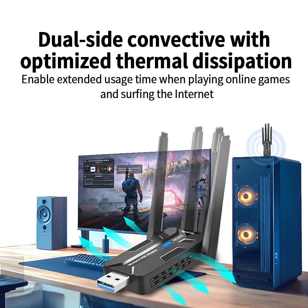 อะแดปเตอร์ WiFi 6 USB 3.0 ความ - Smart Home For Pc บทวิจารณ์และราคา