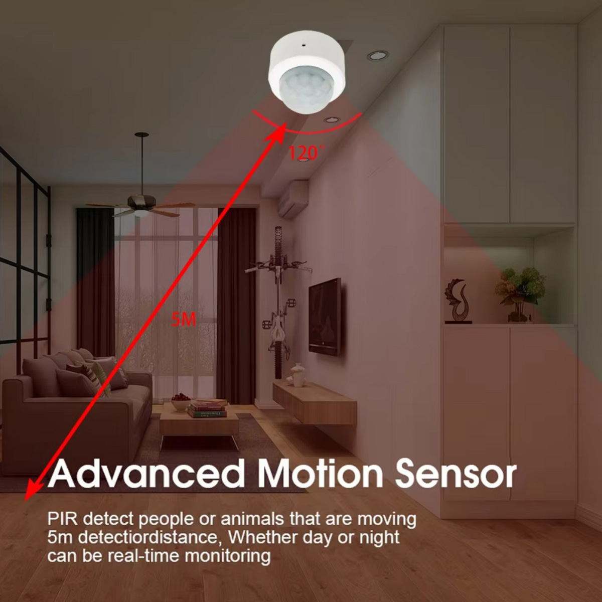 Zigbee3.0 มินิ PIR เซ็นเซอร์ตร - Smart Home Ikea บทวิจารณ์และราคา