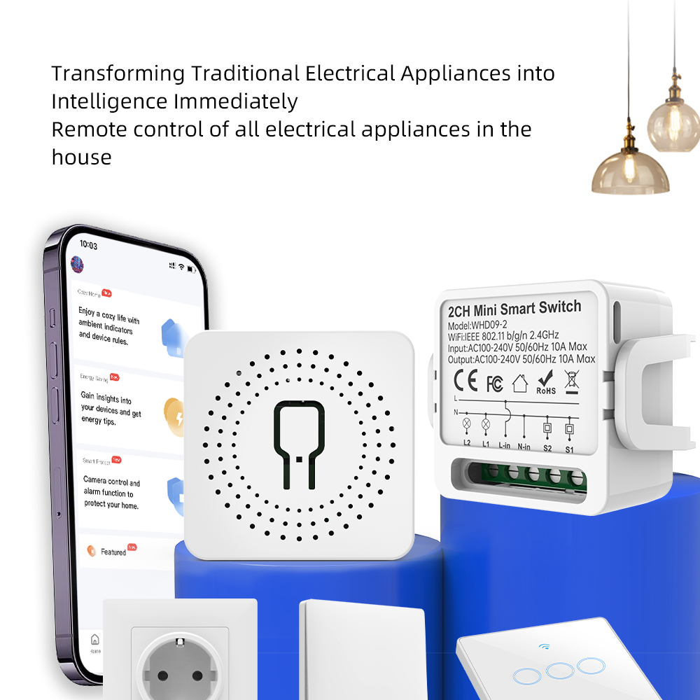 สวิตช์อัจฉริยะ Tuya แบบ 2 ทาง  - Smart Home Ikea บทวิจารณ์และราคา