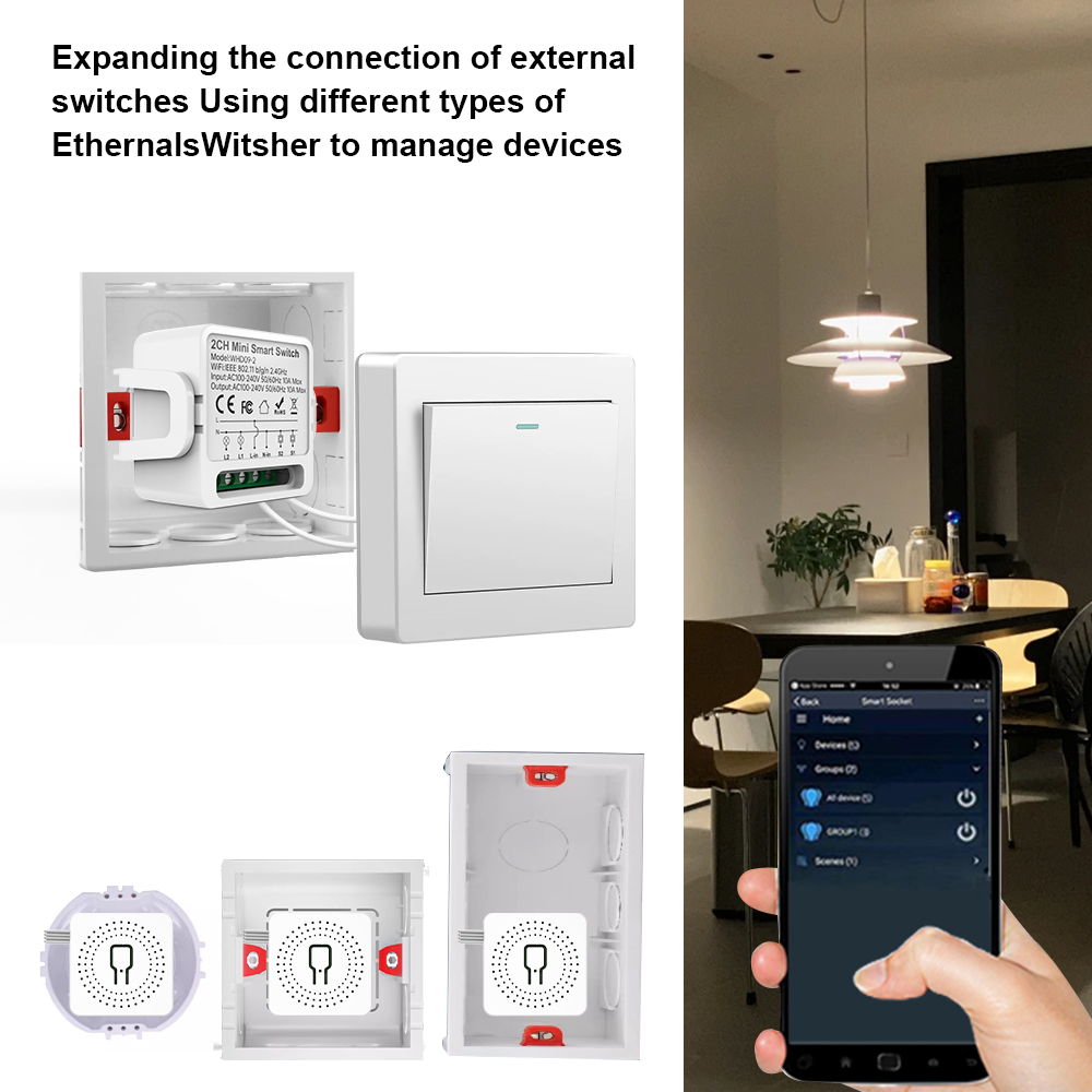 สวิตช์อัจฉริยะ Tuya แบบ 2 ทาง  - Smart Home Ikea บทวิจารณ์และราคา