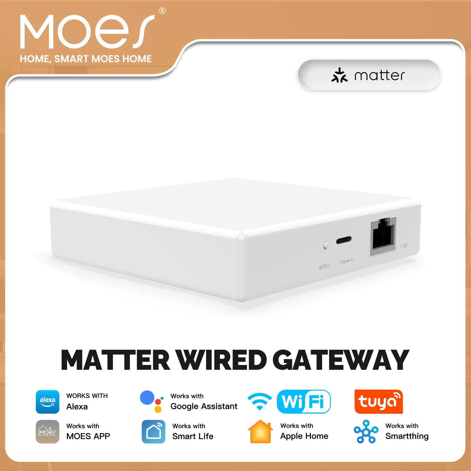 MOES Tuya ZigBee Matter Thread - Smart Home Bridge บทวิจารณ์และราคา