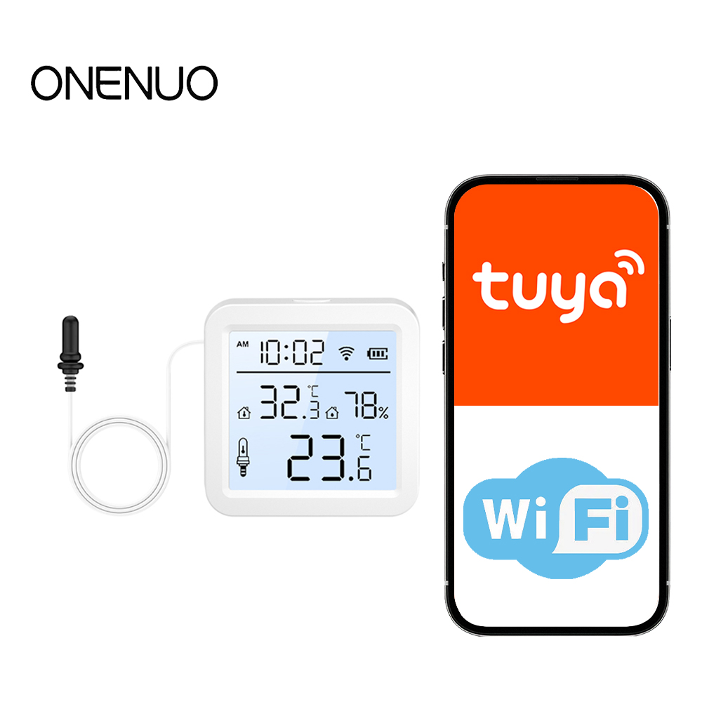 เซ็นเซอร์วัดอุณหภูมิและความชื้ - Smart Home Tuya บทวิจารณ์และราคา