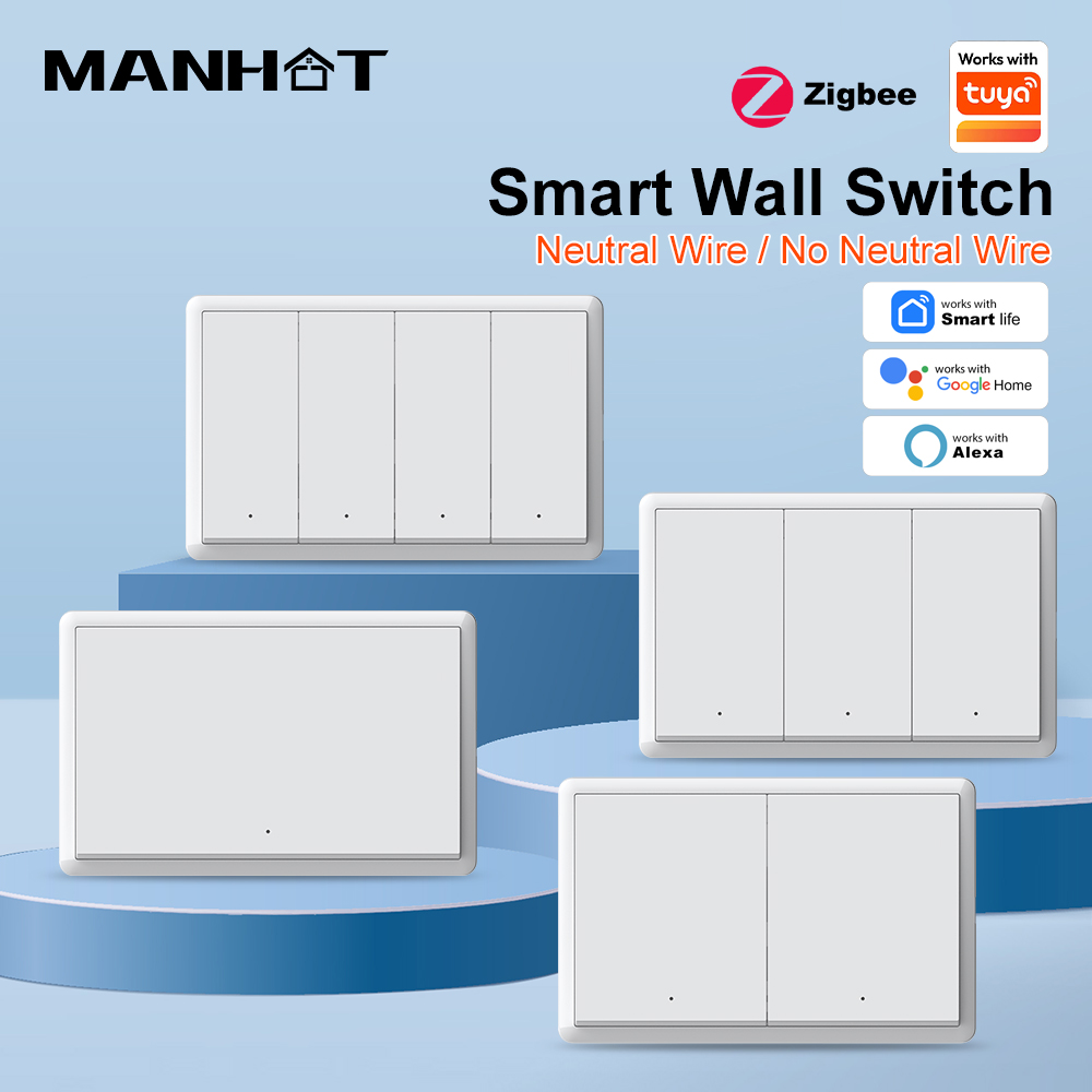 MANHOT ZigBee3.0 สวิตช์อัจฉริย - Tuya Smart Switch บทวิจารณ์และราคา