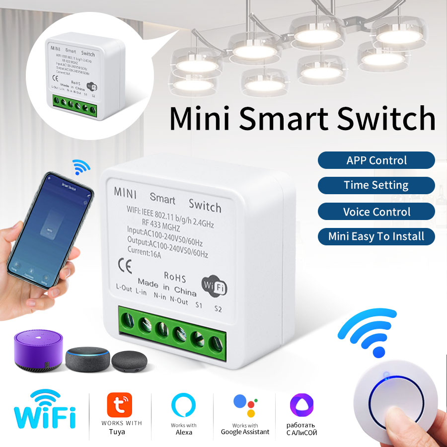 RF433Mhz 16A/20A ทูย่า ไวไฟสมา - Smart Home Internet บทวิจารณ์และราคา